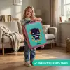 Groene robot Kinderkoffer - Roze klein -sfeer2_NL