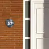 Donkergrijze stenen - Traditioneel Naambord Organisch middel -sfeer3