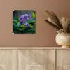 Viooltjes - Paars - Bloem - Bladeren plexiglas 5mm klein -sfeer5