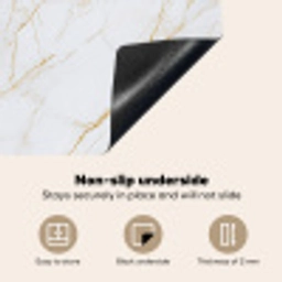 Wit - Marmer - Goud - Luxueus Inductie beschermer vinyl 3mm middel 274 -vsfeer4_ENG