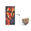 Abstract - Portret - Kleurvakken fotobehang vinyl groot -3d