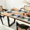Kunst - Grijs - Goud - Abstract Placemat vinyl groot -zzsfeer4_Kitchenyeah-website