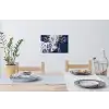 Koe - Delfts - Blauw - Artistiek Muursticker klein -eettafel