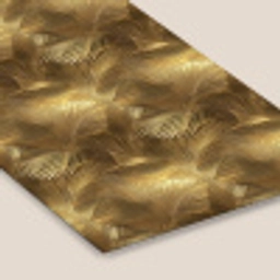 Palm - Waaier - Goud fotolijst zwart zonder passe partout klein 224 -zsfeer6