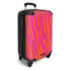 Abstract - Paarse golven NBS - Handbagage koffer - Kinderen Unisex middel -productfoto_3d