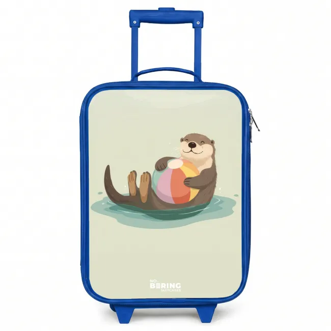 Kids’ Suitcase - Blue - Otter - Beach Ball - Water