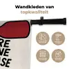 Wijnfles - Quote - Rood - Glas Wandkleed katoen klein -sfeer2