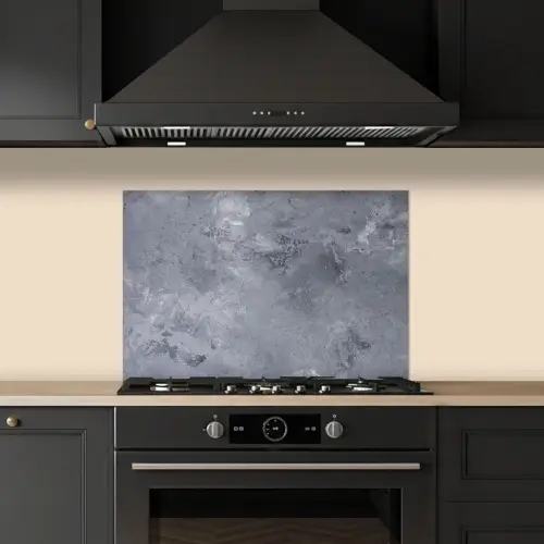 Wolken van Beton keuken achterwand spatscherm klein -sfeer1