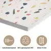 Terrazzo - Patroon - Kleurrijk PET vilt klein 837 -closeup_NL