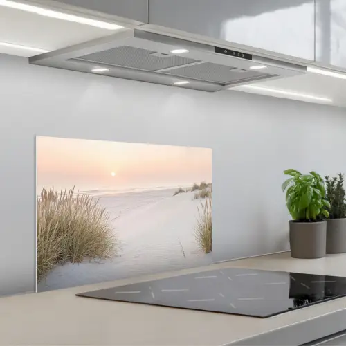 Horizon - Duinlandschap - Zand keuken achterwand spatscherm klein -3d_schuin