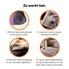 Papegaai - Koksmuts - Pilaar - Vogel Inductie beschermer vinyl 3mm klein -zzzzzzz-td-werking
