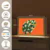Blad - Oranje - Stippen - Kleurrijk Light Box met kabel (Tafellamp) klein -USP_websiteoverzichtNL