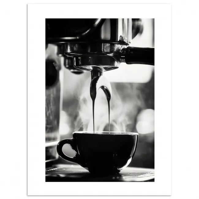 Poster - Coffee - Espresso - Koffiemachine - Kop