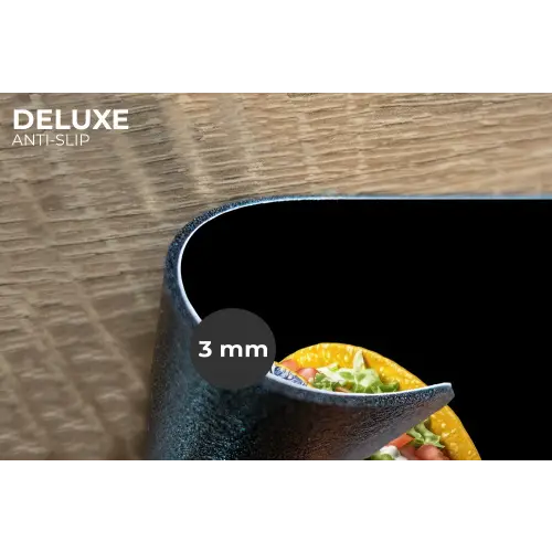 Taco - Vlees - Salade - Delftsblauw - Motief Placemat vinyl groot -closeup