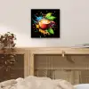 Koffie - Graffiti - Drinken - Abstract aluminium wit klein -sfeer3
