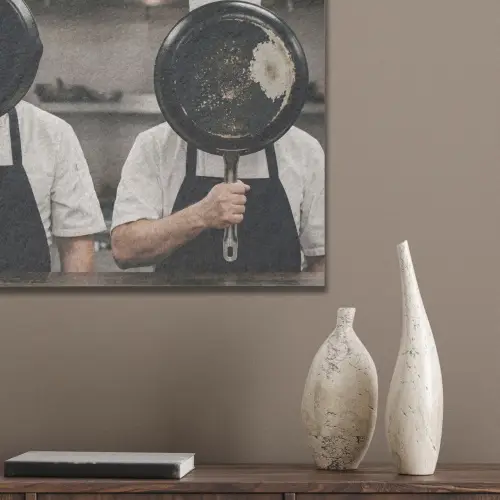 Koks - Koekenpannen - Keuken PET vilt klein -sfeer6_closeup