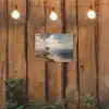 Klif - Zee - Boom tuinposter los doek klein -sfeer1