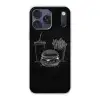 Hamburger - Friet - Frisdrank - Krijttekening Telefoonhoesje iPhone 17 Pro Max klein -3d