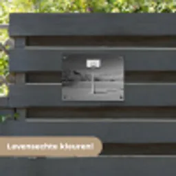 Basketbalpaal - Landschap - Zand - Wit tuinposter los doek klein -sfeer3