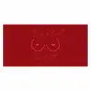 big heart small titties - Hart - Rood Muismat XXL klein -3d_leeg