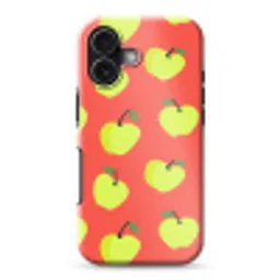 Appels - Modern - Groen Toughcase MagSafe Apple iPhone 17 klein 1017 -3d