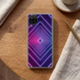 Driedimensionaal - Tunnel - Ruimte Telefoonhoesje Samsung Galaxy A12 klein -sfeer1