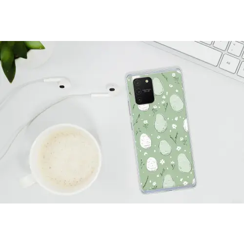 Groen - Eieren - Patroon Telefoonhoesje Samsung Galaxy S10 Lite klein -oordopS10Lite