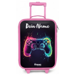Neon - Controller - Verfspatten - Game Kinderkoffer - Roze klein -zz3dotto