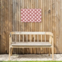Waaier - Motief - Terra Tuinposter op houten frame 2 cm dik klein 845 -sfeer4