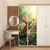 Konijn - Dieren - Bloemen - Natuur deurposter klein -sfeer3
