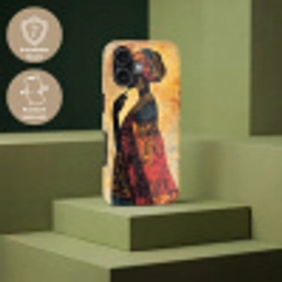 Vrouw - Silhouet - Patronen - Sierlijk Toughcase MagSafe Apple iPhone 17 klein -USP_PrintM_DE