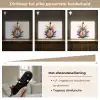 Gitaar - Graffiti - Muziek - Wit Light Box met batterij (Wandlamp) middel -USP_dimbaarNL