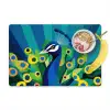 Pauw - Cirkels - Blauw Placemat vinyl groot -zzzproduct_Kitchenyeah-website