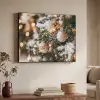 Kerst - Kerstboom - Winter - Binnen - Sneeuw Textielframe zwart klein -sfeer3