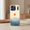 Zon - Oranje - Zee Telefoonhoesje iPhone 17 Pro klein -sfeer2