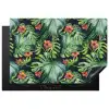 Tropical - Bloemen - Bladeren - Jungle Inductie beschermer vinyl 3mm klein -3d