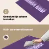 Mucho amor - Paars - Grafisch Inductie beschemer met haakjes klein -ky-schoon-nl