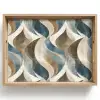 Abstract - Golven - Kleurrijk Dienblad Rechthoek middel 911 -z3d_shopping