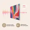 Vormen - Golvend - Abstract - Felroze PET vilt klein -USP_NL