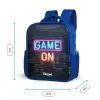 Game - Letters - Neon Kinderrugzak - Blauw middel -productfoto_formaten