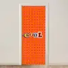 Cool - Stippen - Oranje deurposter klein -3d_beige