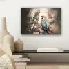 Papegaaien - Vogels - Natuur - Bloemen canvas 2cm klein -sfeer6