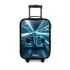 Blazing blue Kinderkoffer - Zwart klein -3d