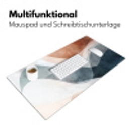 Abstract - Golven - Blauw Muismat XXL klein -ysfeer4_duits