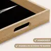 Schaar - Delfts blauw - Zwart Dienblad Rechthoek middel -USP_HandgreepNL