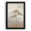 Boom - Oosterse stijl - Landschap fotolijst zwart zonder passe partout klein -3d