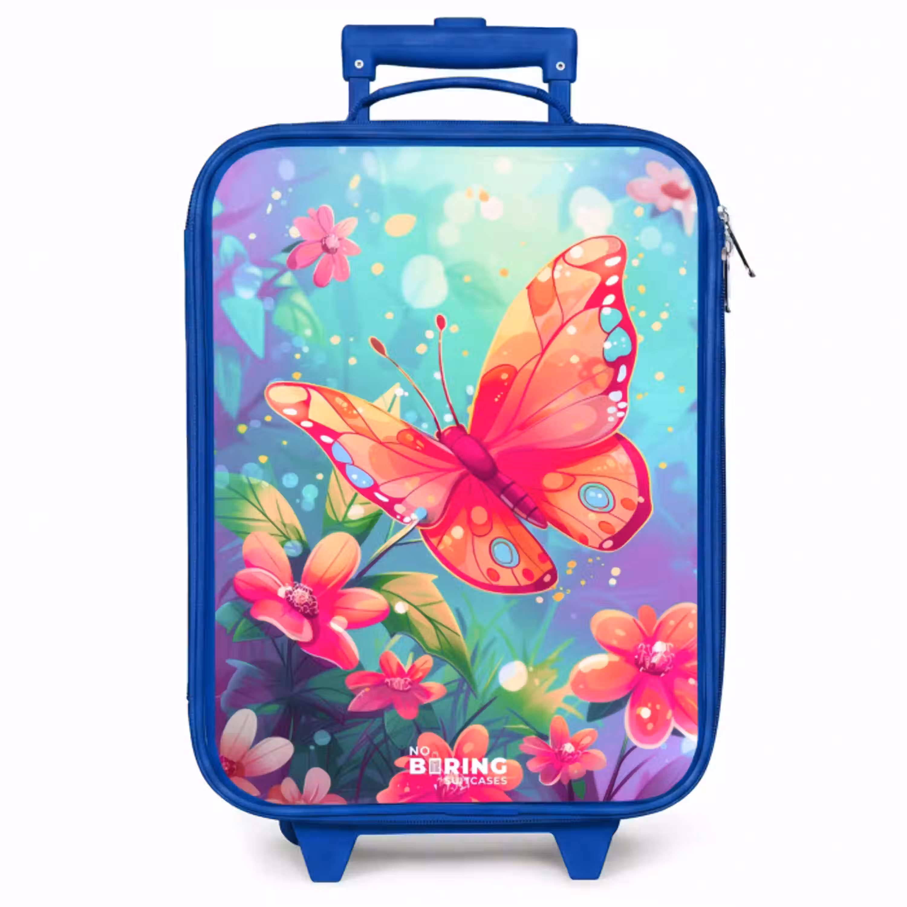 Verbluffende vlinder Kinderkoffer - Blauw klein -zzz_website3d