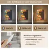 Fastfood - Graffiti - Hamburger - Eten - Modern Light Box met kabel (Tafellamp) klein -USP_lichtkleurNL