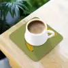 Banaan - Minimalistisch - Geel onderzetter kurk middel -sfeer5