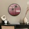 Illustratie - Bloemen - Vlakken - Abstract Fotolijst rond zonder passe partout klein -sfeer1